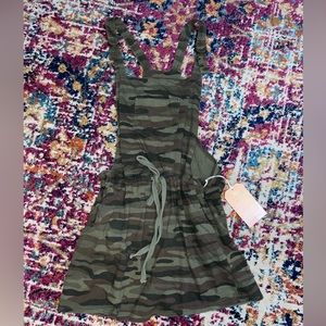 Camouflage overall dress